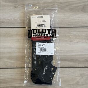 Duluth 7-Year Lightweight Performance No-Show Socks Black Size XL NWT IN PACKAGE